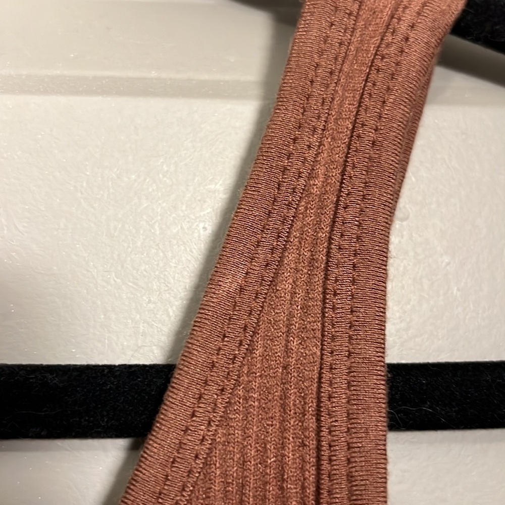 Urban Outfitters - Out From Under Brown Ribbed Crop Top | Size XS/S - Picture 4 of 6